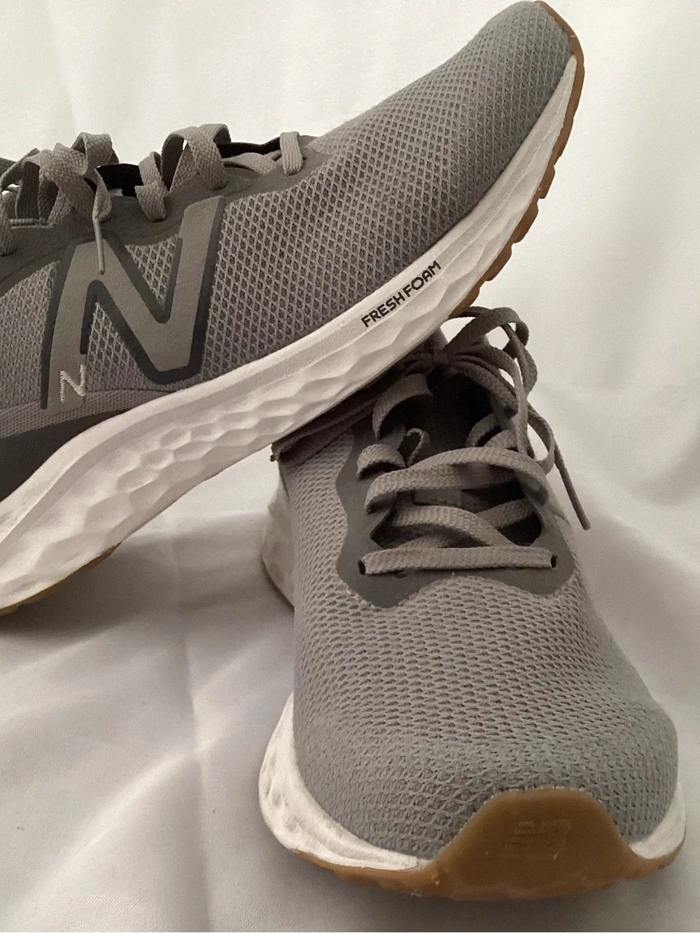 New Balance Light Gray Men's Athletic Sneaker